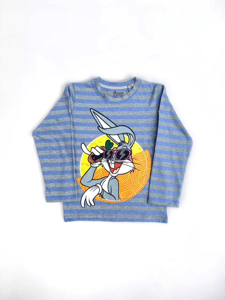 Hello Bunny & Stripper Full sleeves T-shirt