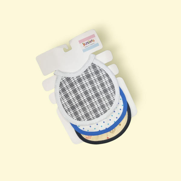Anchor New Born Baby Feeding Bibs Pack of 3