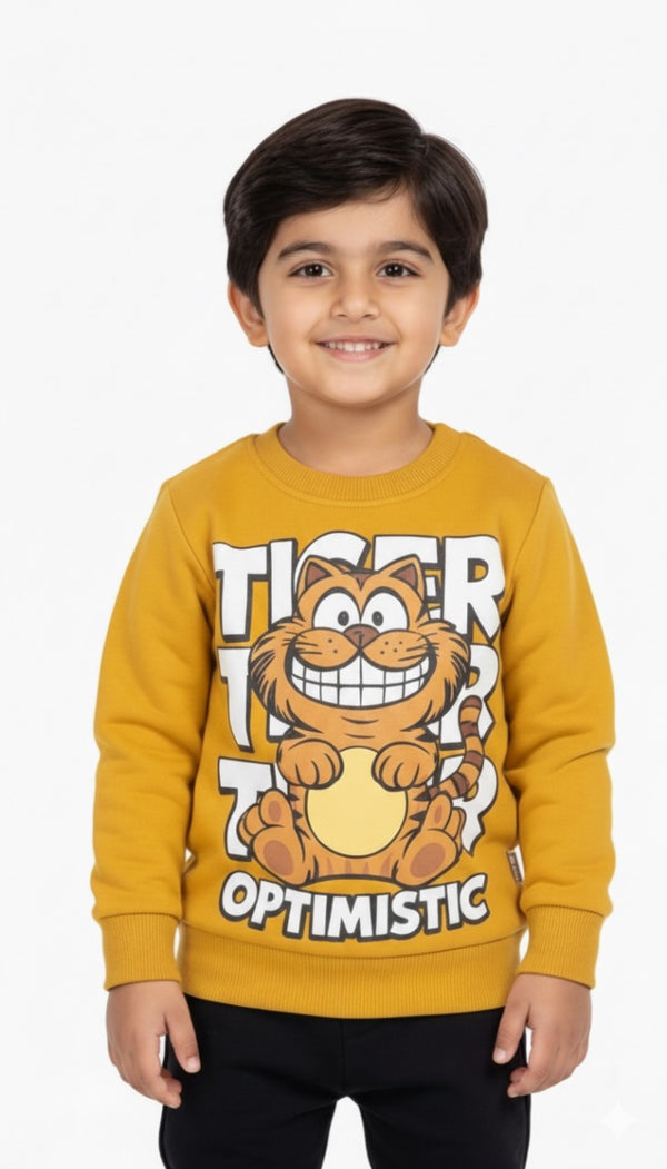 Tiger Optimistic Fleece Sweatshirt