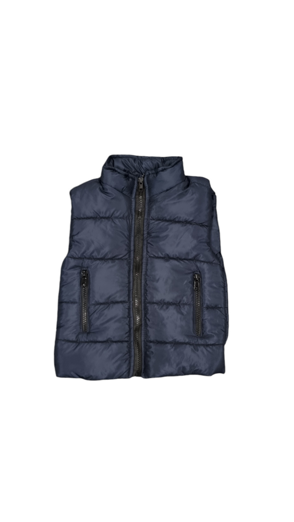 Royal Blue Sleeveless Puffer Jacket