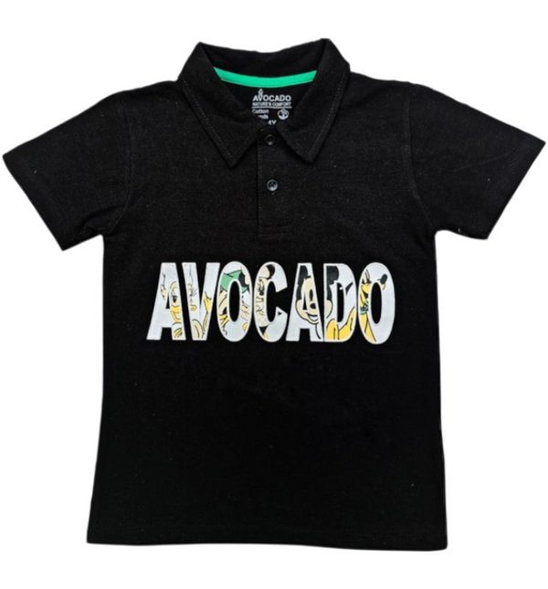 Disney Characters Avocado Printed Polo