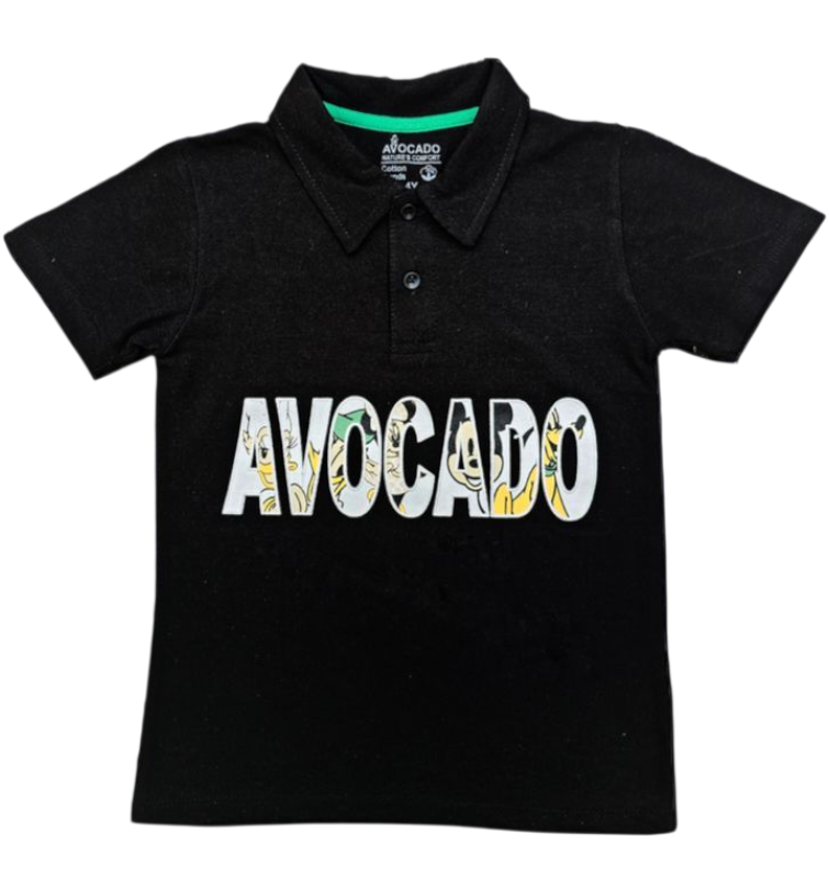 Disney Characters Avocado Printed Polo