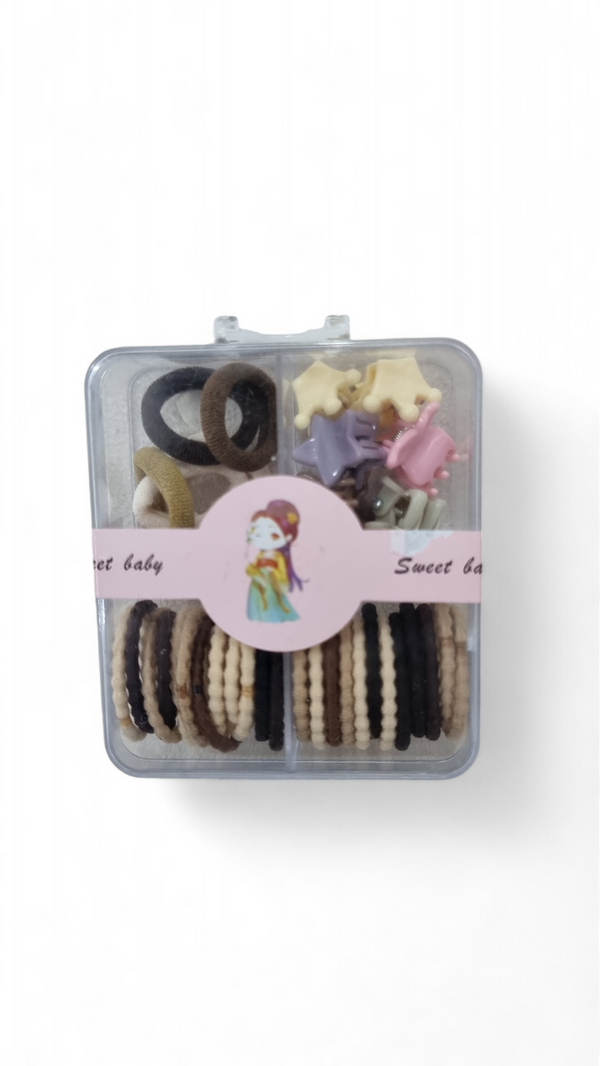 Brownish Mini Hair Claw Box