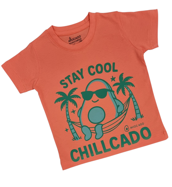 Stay Cool Avocado Peach Tee