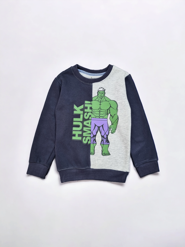 Hulk Half Winter Fleece Sweatshirt