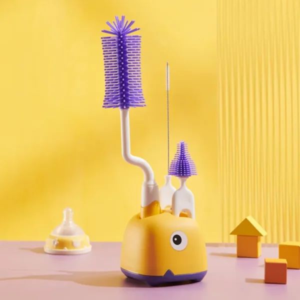 Whale Design Feeding Bottle Cleaning Brush