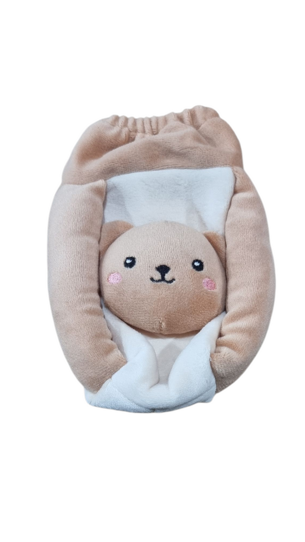 Brown Teddy Feeder Cover For Baby