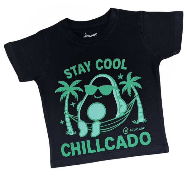 Stay Cool Avocado Black Tee
