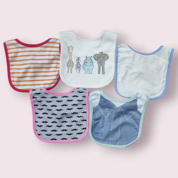 Jungle Friends Bib Set 5 Pieces