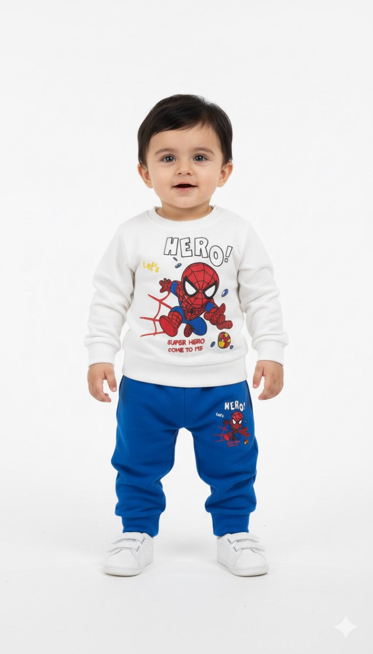 Little Superhero Fleece Sweatshirt & Trouser Infant