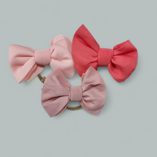 Pack of 3 Bow Colourful Headbands