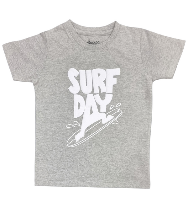 Surf Day Grey Tee