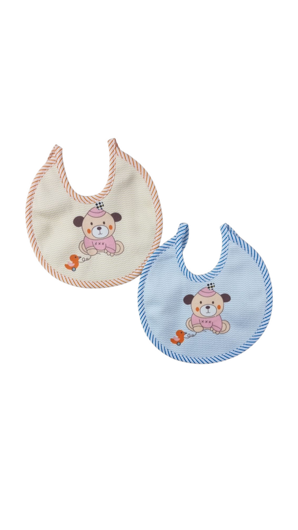 Bear & Bird New Born Baby Feeding Bibs Pack of 2