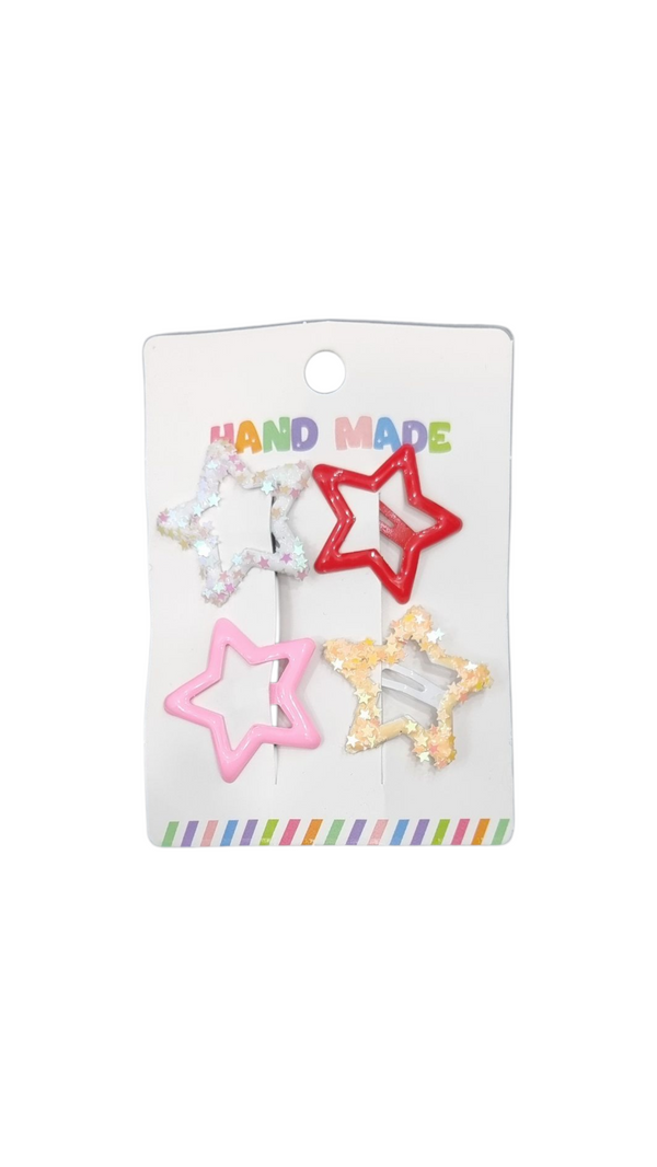 Shiny Star Hair Clip Set