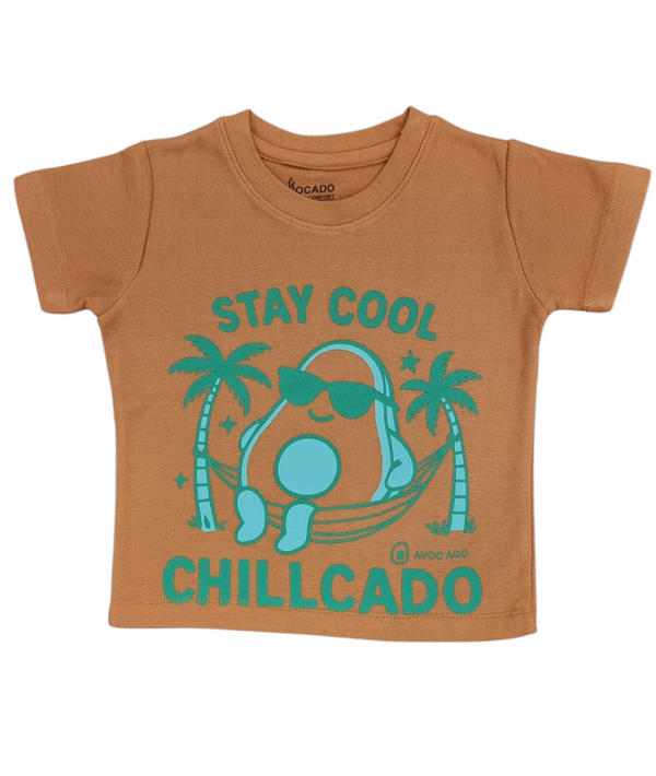 Stay Cool Avocado Light Brown Tee