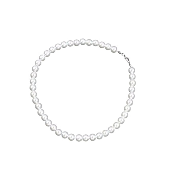 Girls Bead White Necklace