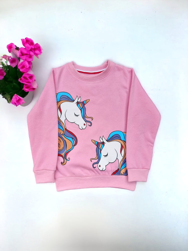 Twin Unicorn Fleece Sweatshirt
