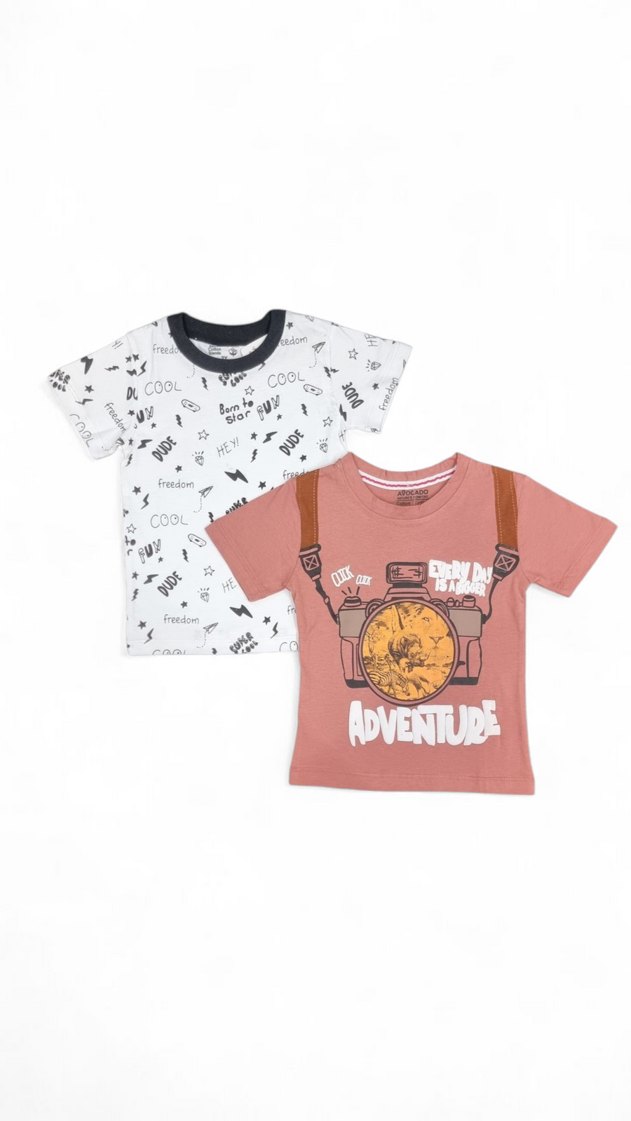 Everyday Safari Adventure Tee & Cool Freedom Tee (Pack Of 2)