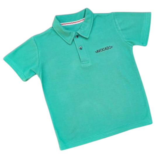 Sea Green Avocado Polo T-Shirt