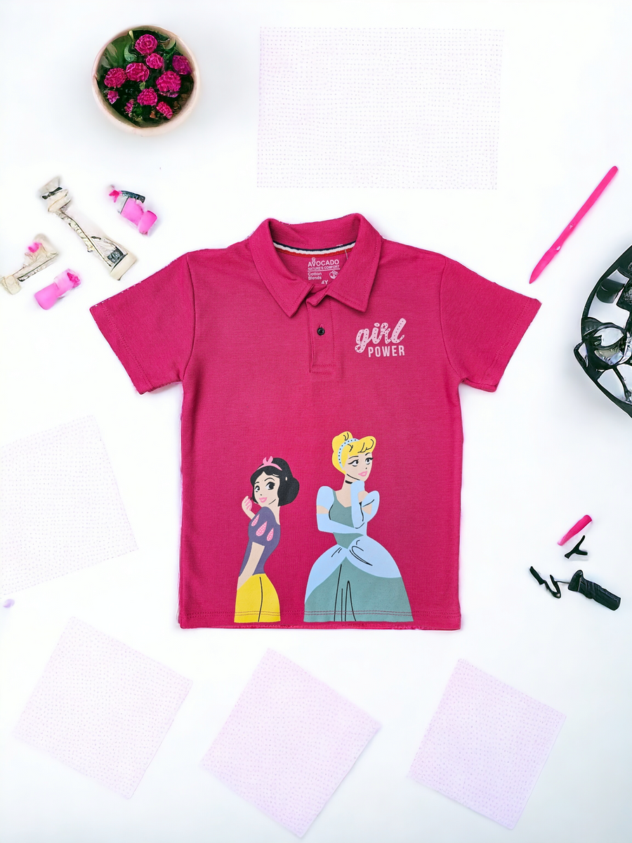 Girl Power Disney Princess Polo
