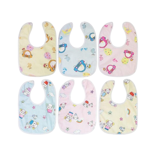 I Love Teddy Feeding Bibs (5 Pieces)