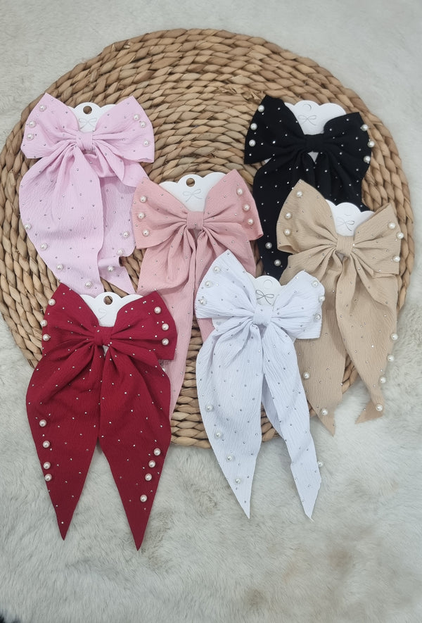 Elegant Luxe Bow Hair Clip