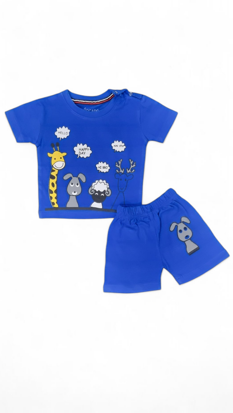 Blue Animals Buddies Infant Pair