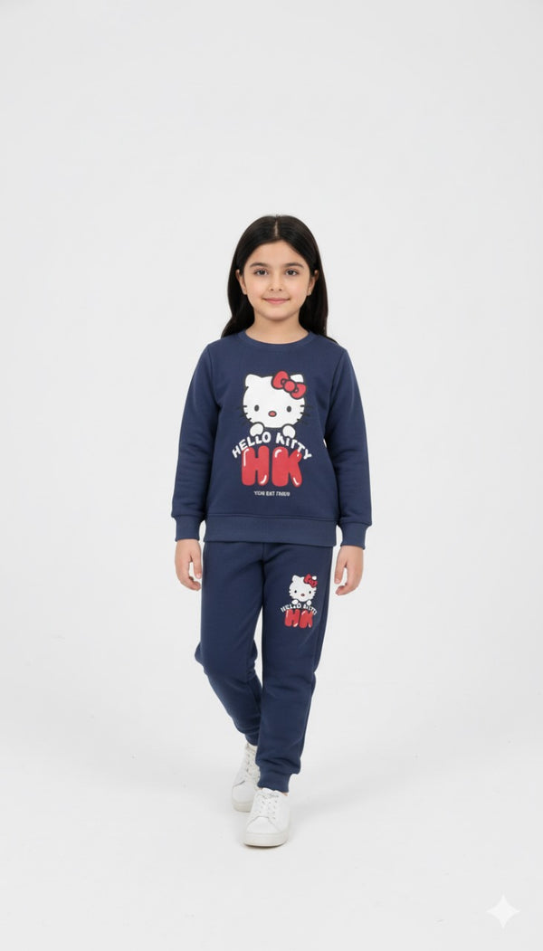 Hello Kitty Navy Fleece Sweatshirt & Trouser