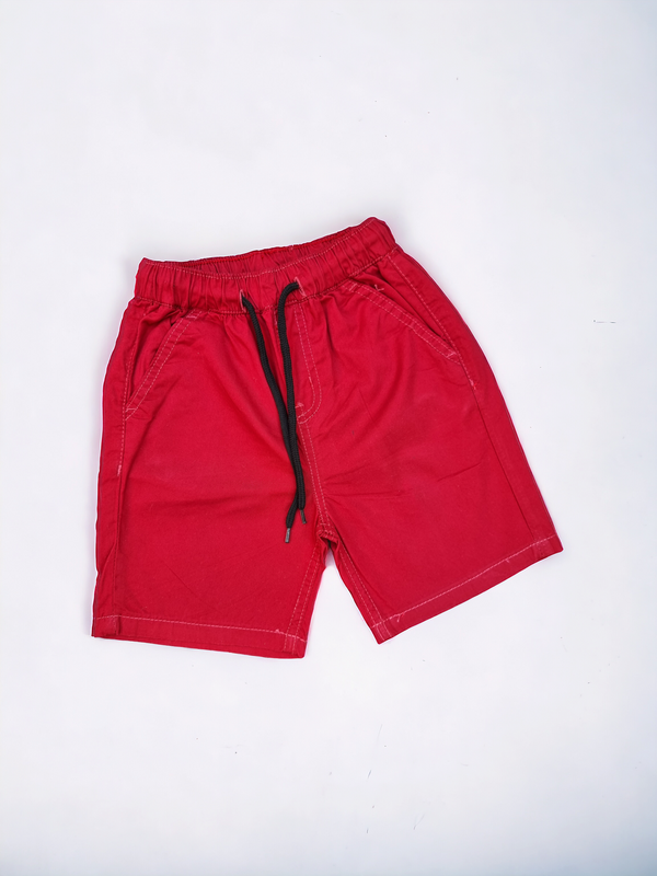 Mehroon Cotton Shorts