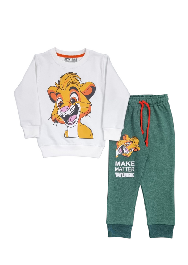 Simba Smile Fleece Sweatshirt & Trouser