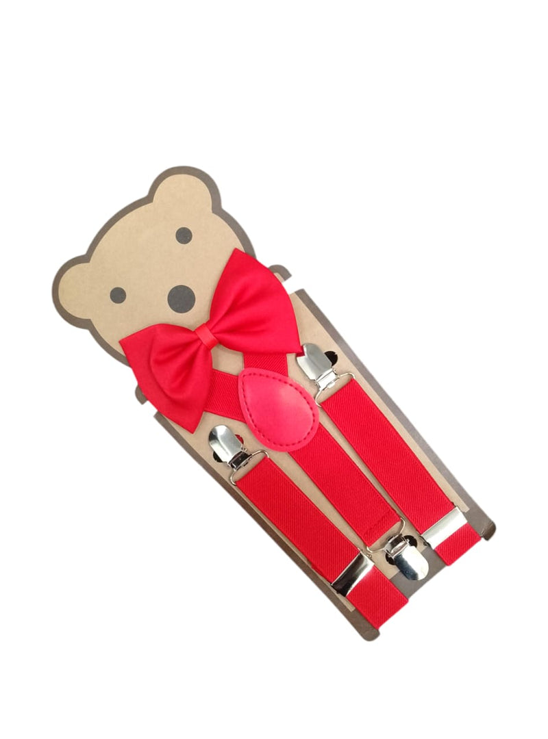 Kids Suspenders & Bow Tie Set