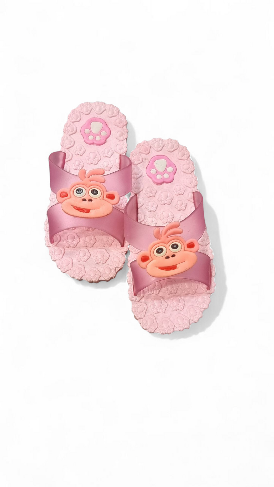 Monkey Baby Pink Slippers