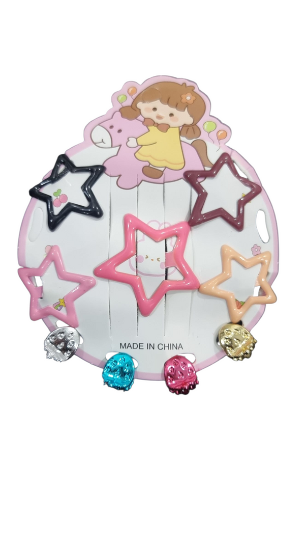 Rainbow Star & Berry Clips