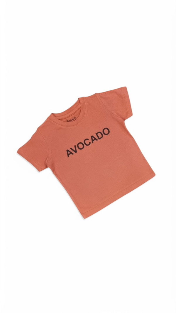 Rust Orange Avocado Basic Tee