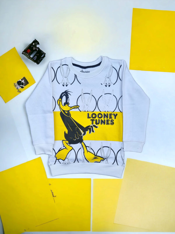 Daffy Duck Looney Fleece Winter Sweatshirt