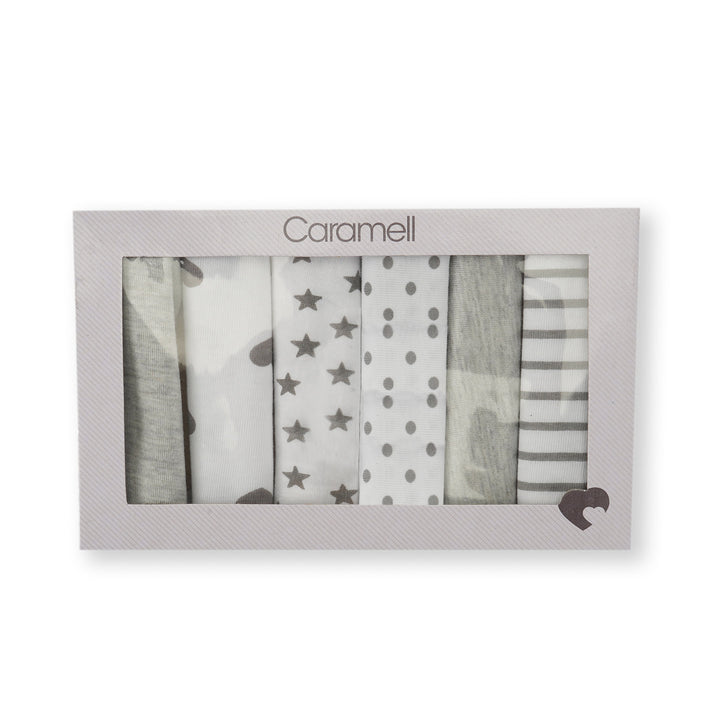 Light Grey Printed Baby Face Towel