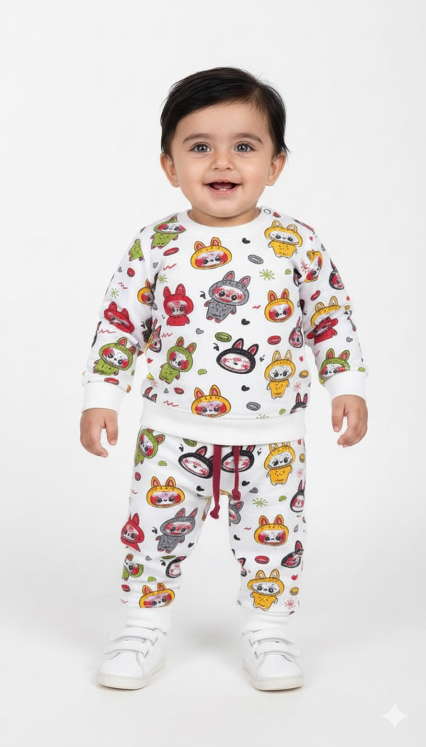 Labubu Fleece Sweatshirt & Trouser Infant