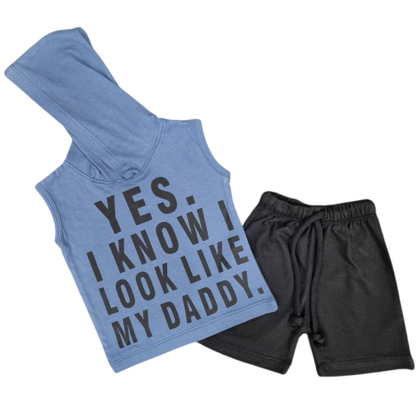 Daddy’s Mini Hooded Tee & Short Infant