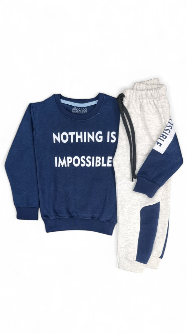 Nothing Is Impossible Fleece Sweatshirt & Trouser