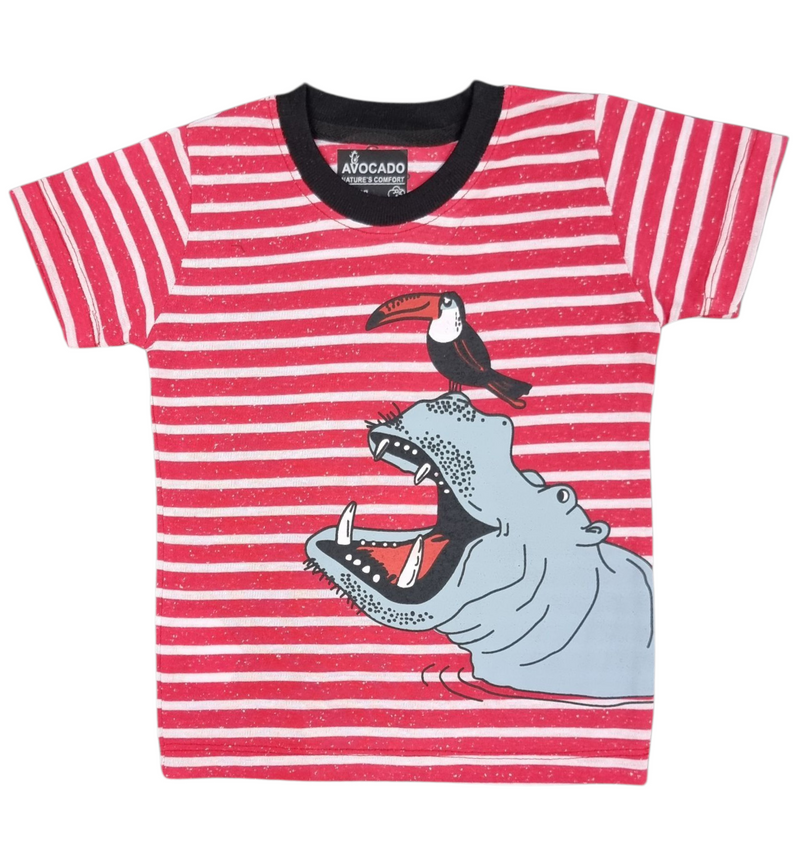 Hippo Striped Tee