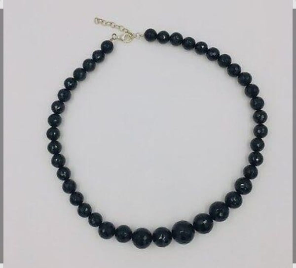 Girls Bead Black Necklace