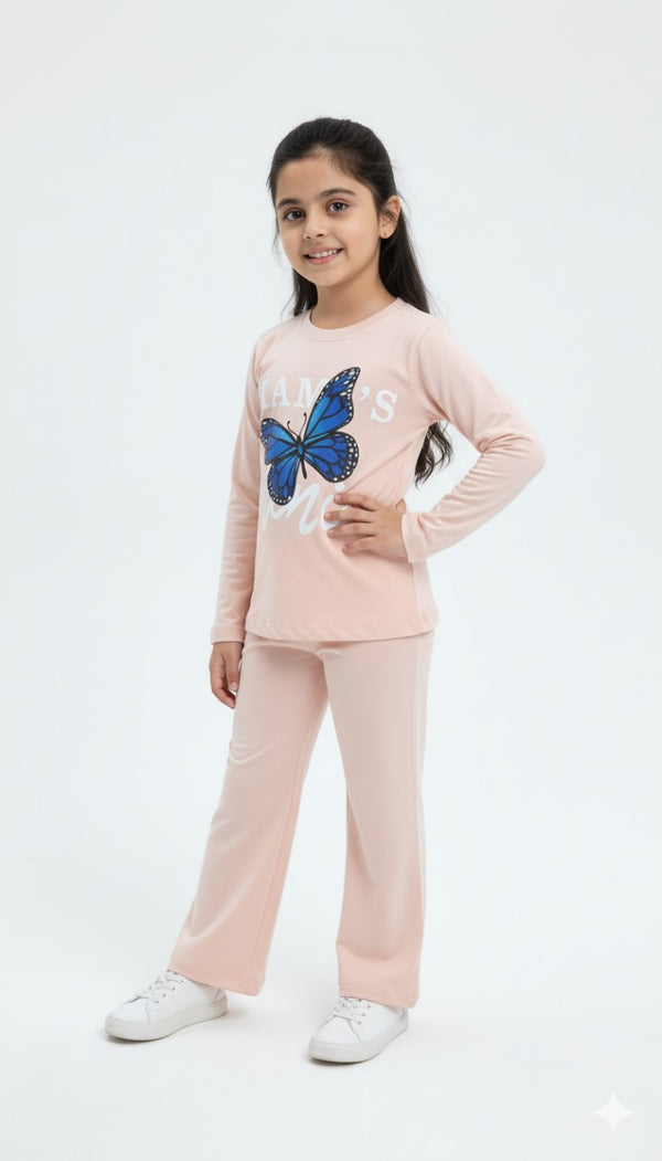 Mama’s Mini Butterfly Full Sleeves Shirt & Trouser