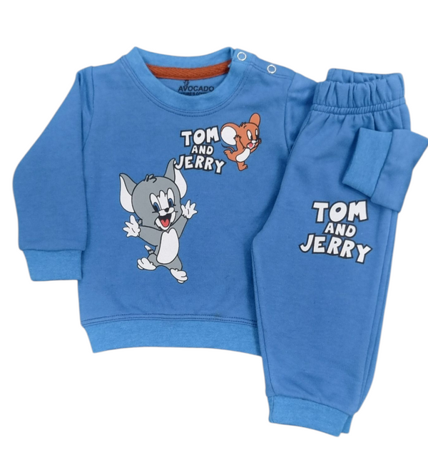 Tom And Jerry Blue Sweatshirt & Trouser Infant