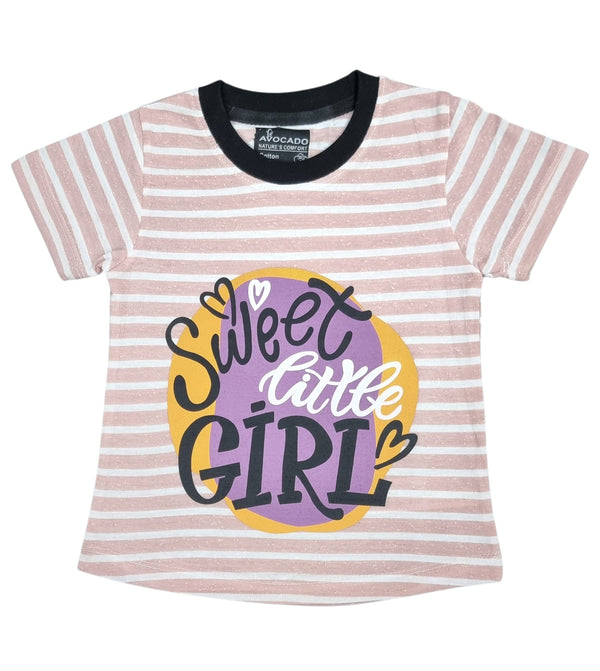 Sweet Girl Striped Tee