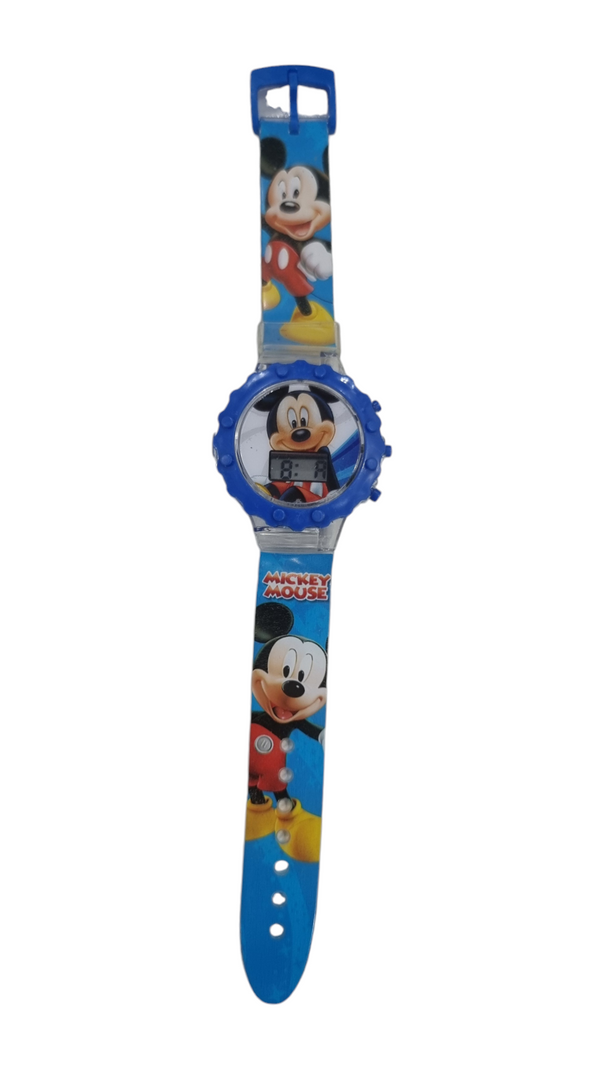 Mickey Mouse Round Dial Lightning Watch