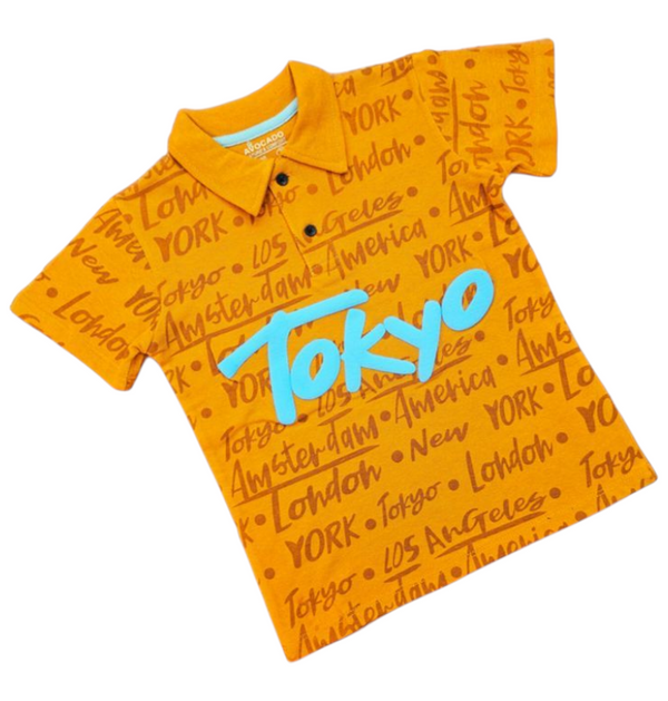 Tokyo Printed Premium Polo