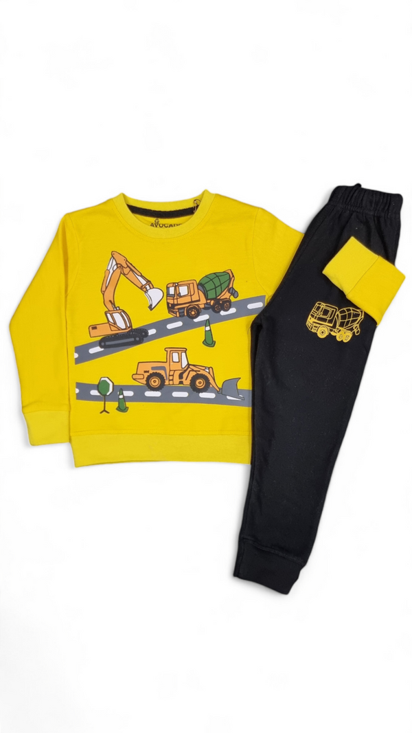 Little Builder Construction Fleece Sweatshirt & Trouser