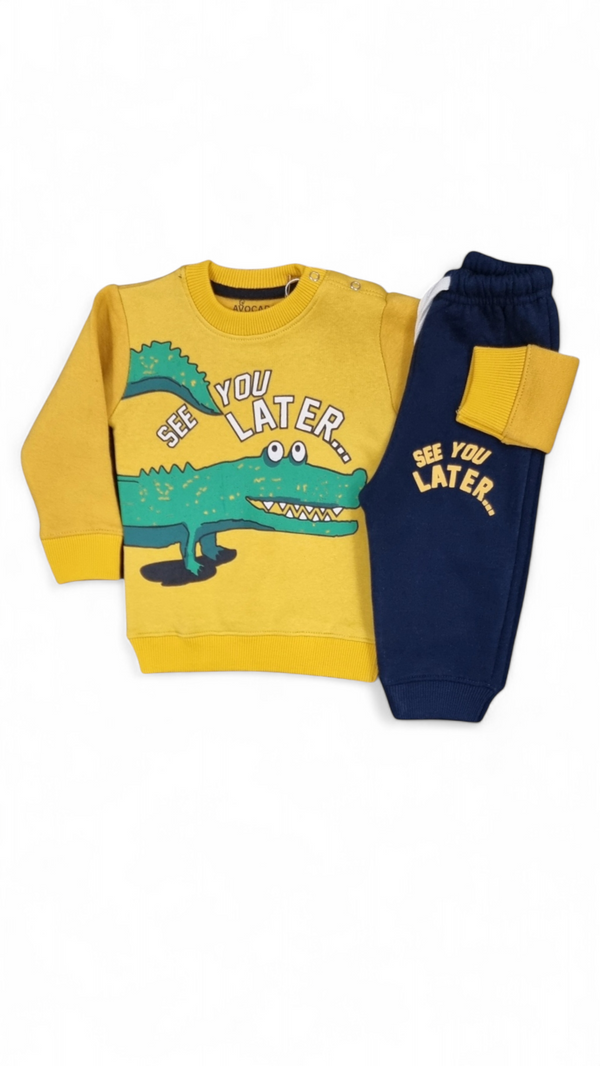 See You Later Alligator Fleece Sweatshirt & Trouser Infant