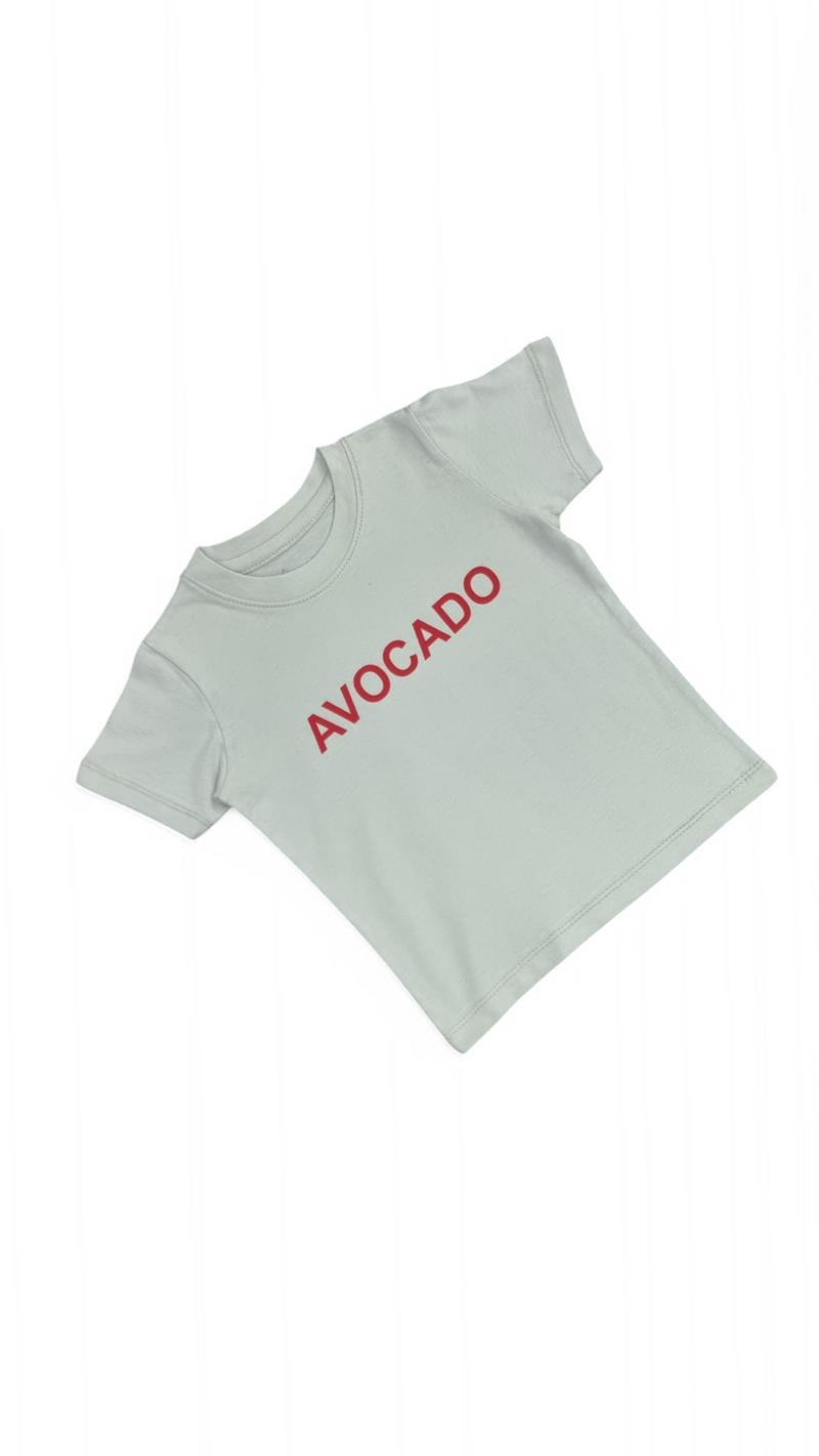 Pastel Mint Avocado Basic Tee