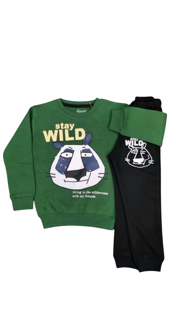 Stay Wild Fleece Sweatshirt & Trouser